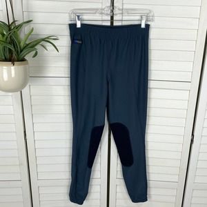 Irideon Teal Issential Riding Tights Knee Patch Leggings Kids Girls Size XL
